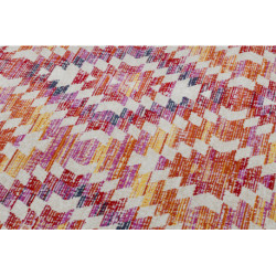 Dywan nowoczesny MUNDO D7951 romby 3D outdoor różowy / beż 200x290cm