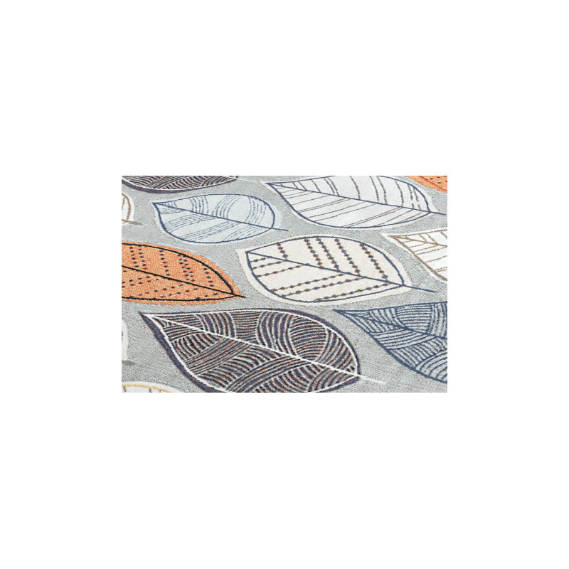 Dywan nowoczesny MUNDO E0641 liście outdoor niebieski / beż 120x170cm
