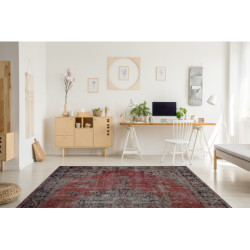Dywan nowoczesny MUNDO E0691 ornament, vintage outdoor czerwony / beż 160x220cm