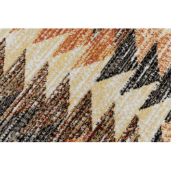 Dywan nowoczesny MUNDO D5781 trójkąty 3D outdoor pomarańcz / beż 120x170cm Dywan nowoczesny MUNDO D5781 trójkąty 3D outdoor pomarańcz / beż 120x170cm
