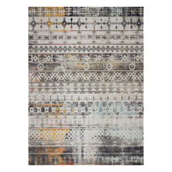 Dywan nowoczesny MUNDO E0591 boho, etniczny outdoor beż 80x250cm