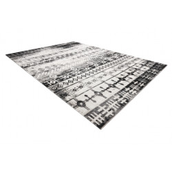 Dywan nowoczesny MUNDO E0592 etniczny outdoor beż / czarny 80x150cm