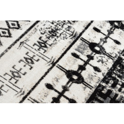 Dywan nowoczesny MUNDO E0592 etniczny outdoor beż / czarny 160x220cm