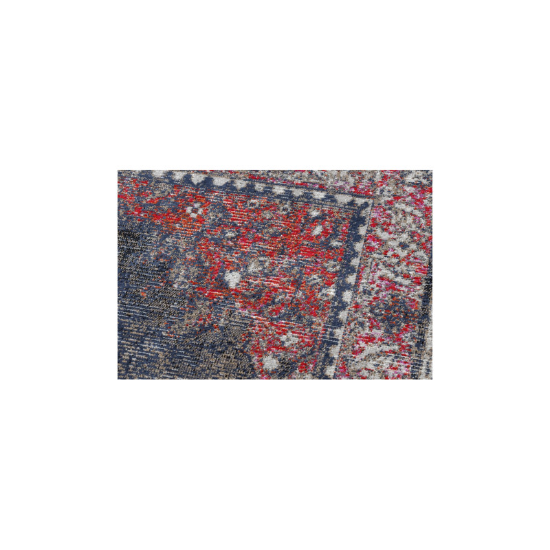 Dywan nowoczesny MUNDO E0551 ornament, ramka vintage outdoor czerwony / czarny 180x270cm