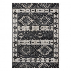 Dywan nowoczesny MUNDO E0651 etniczny outdoor beż / czarny 180x270cm