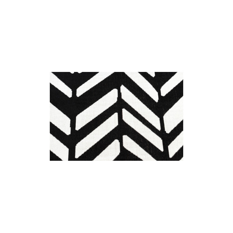 Dywan nowoczesny MUNDO E0571 jodełka, chevron outdoor beż / czarny 120x170cm