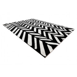Dywan nowoczesny MUNDO E0571 jodełka, chevron outdoor beż / czarny 200x290cm