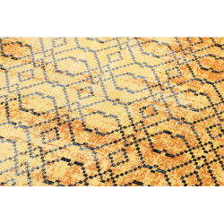 Dywan nowoczesny MUNDO D5751 glamour outdoor pomarańcz / czarny 200x290cm