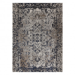 Dywan nowoczesny MUNDO E0681 ornament, ramka vintage outdoor beż / czarny 120x170cm