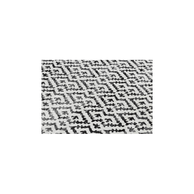Dywan nowoczesny MUNDO E0621 geometryczny outdoor beż / czarny 140x190cm Dywan nowoczesny MUNDO E0621 geometryczny outdoor beż / czarny 140x190cm
