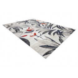 Dywan nowoczesny MUNDO E7181 liście outdoor beż / niebieski 140x190cm Dywan nowoczesny MUNDO E7181 liście outdoor beż / niebieski 140x190cm