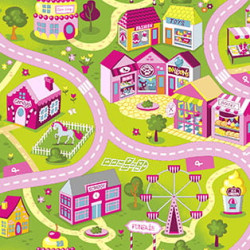 Wykładzina dywanowa dziecięca AW Sweet Town