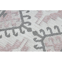 Dywan SZNURKOWY SIZAL SION Aztecki 3007 płaskie tkanie róż / ecru 200x290cm Dywan SZNURKOWY SIZAL SION Aztecki 3007 płaskie tkanie róż / ecru 200x290cm