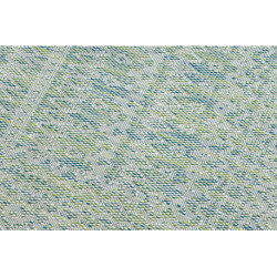 Dywan SZNURKOWY SIZAL SION Romby 22184 płaskie tkanie zielony / niebieski / ecru 80x150cm
