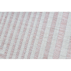 Dywan SZNURKOWY SIZAL SION Labirynt 22376 płaskie tkanie róż / ecru 80x150cm