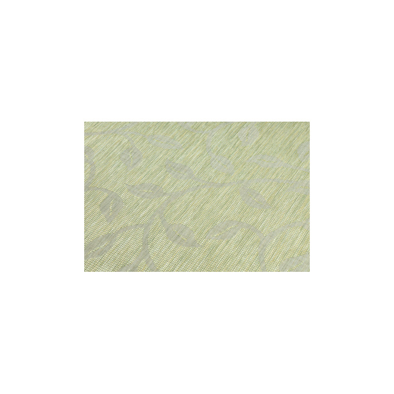 Dywan SZNURKOWY SIZAL płaskotkany PATIO 3045 liście zielony / beż 155x220cm