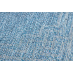 Dywan SZNURKOWY SIZAL płaskotkany PATIO 3071 grecki granat / beż 117x170cm