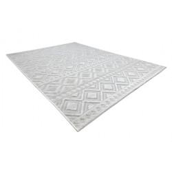 Dywan Strukturalny SOLE D3851 Boho, romby - płasko tkany beż 120x170cm