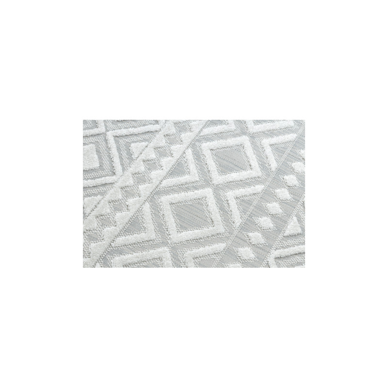Dywan Strukturalny SOLE D3851 Boho, romby - płasko tkany beż 120x170cm Dywan Strukturalny SOLE D3851 Boho, romby - płasko tkany beż 120x170cm