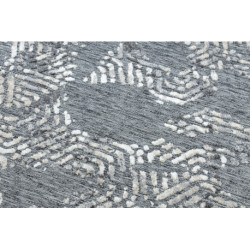 Dywan Strukturalny SOLE D3842 Heksagony - płasko tkany szary / beż 80x150cm Dywan Strukturalny SOLE D3842 Heksagony - płasko tkany szary / beż 80x150cm