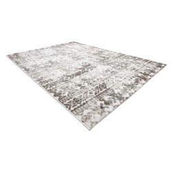 Dywan Strukturalny SOLE D3732 Aztecki, romby - płasko tkany beż 180x270cm