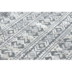 Dywan Strukturalny SOLE D3732 Aztecki, romby - płasko tkany szary / beż 120x170cm Dywan Strukturalny SOLE D3732 Aztecki, romby - płasko tkany szary / beż 120x170cm