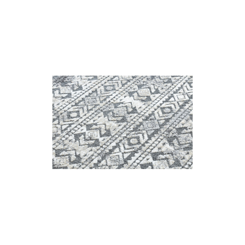 Dywan Strukturalny SOLE D3732 Aztecki, romby - płasko tkany szary / beż 120x170cm Dywan Strukturalny SOLE D3732 Aztecki, romby - płasko tkany szary / beż 120x170cm