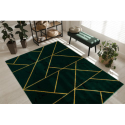 Dywan EMERALD ekskluzywny 1012 glamour, stylowy geometryczny, marmur butelkowa zieleń / złoty 240x330cm Dywan EMERALD ekskluzywny 1012 glamour, stylowy geometryczny, marmur butelkowa zieleń / złoty 240x330cm