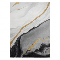 Dywan EMERALD ekskluzywny 1017 glamour, stylowy marmur czarny / złoty 160x220cm