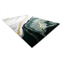Dywan EMERALD ekskluzywny 1017 glamour, stylowy marmur butelkowa zieleń / złoty 240x330cm