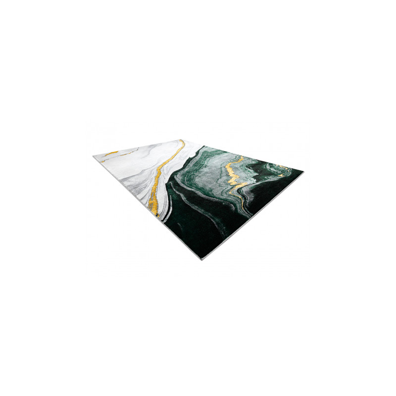 Dywan EMERALD ekskluzywny 1017 glamour, stylowy marmur butelkowa zieleń / złoty 240x330cm