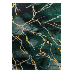 Dywan EMERALD ekskluzywny 1018 glamour, stylowy marmur butelkowa zieleń / złoty 180x270cm