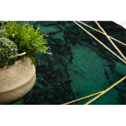 Dywan EMERALD ekskluzywny 1022 koło - glamour, stylowy marmur, geometryczny butelkowa zieleń / złoty koło 120cm Dywan EMERALD ekskluzywny 1022 koło - glamour, stylowy marmur, geometryczny butelkowa zieleń / złoty koło 120cm