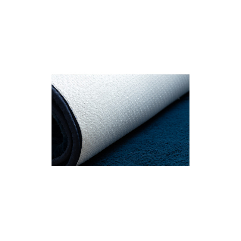 Dywan POSH Shaggy navy granat, gruby, pluszowy, antypoślizgowy, do prania 50x80cm