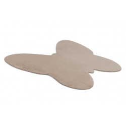 Dywan SHAPE 3150 Motyl Shaggy - camel, beż pluszowy, antypoślizgowy, do prania 80x80cm Dywan SHAPE 3150 Motyl Shaggy - camel, beż pluszowy, antypoślizgowy, do prania 80x80cm