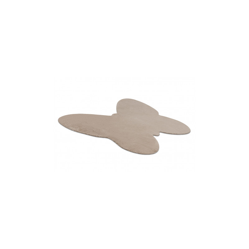 Dywan SHAPE 3150 Motyl Shaggy - camel, beż pluszowy, antypoślizgowy, do prania 80x80cm Dywan SHAPE 3150 Motyl Shaggy - camel, beż pluszowy, antypoślizgowy, do prania 80x80cm