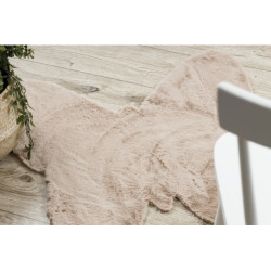 Dywan SHAPE 3150 Motyl Shaggy - camel, beż pluszowy, antypoślizgowy, do prania 80x80cm Dywan SHAPE 3150 Motyl Shaggy - camel, beż pluszowy, antypoślizgowy, do prania 80x80cm