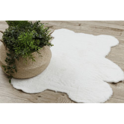 Dywan SHAPE 3146 Miś Shaggy - kość słoniowa pluszowy, antypoślizgowy, do prania 80x96cm Dywan SHAPE 3146 Miś Shaggy - kość słoniowa pluszowy, antypoślizgowy, do prania 80x96cm