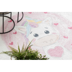 Dywan do prania BAMBINO 1128 Jednorożec, dla dzieci, antypoślizgowy - krem 140x190cm Dywan do prania BAMBINO 1128 Jednorożec, dla dzieci, antypoślizgowy - krem 140x190cm