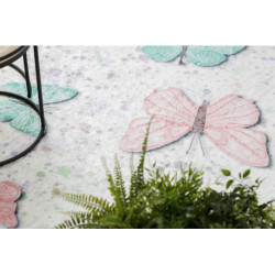 Dywan do prania BAMBINO 1610 Motyle, dla dzieci, antypoślizgowy - krem 160x220cm Dywan do prania BAMBINO 1610 Motyle, dla dzieci, antypoślizgowy - krem 160x220cm