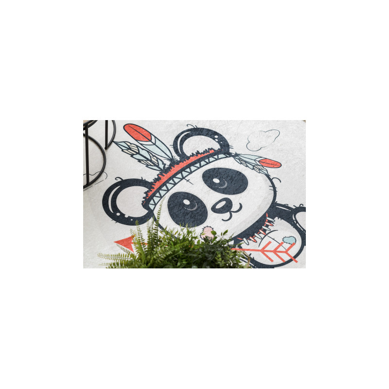 Dywan do prania BAMBINO 1129 Panda dla dzieci, antypoślizgowy - krem 140x190cm Dywan do prania BAMBINO 1129 Panda dla dzieci, antypoślizgowy - krem 140x190cm