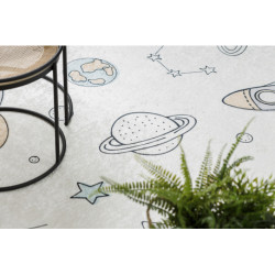 Dywan do prania BAMBINO 1278 Kosmos, rakieta dla dzieci, antypoślizgowy - krem 80x150cm Dywan do prania BAMBINO 1278 Kosmos, rakieta dla dzieci, antypoślizgowy - krem 80x150cm
