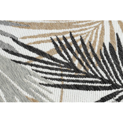 Dywan, chodnik SZNURKOWY SIZAL COOPER Liście 22258 ecru / czarny 70x250cm