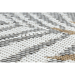 Dywan, chodnik SZNURKOWY SIZAL COOPER Liście 22258 ecru / czarny 70x250cm