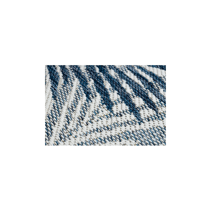 Dywan, chodnik SZNURKOWY SIZAL COOPER Liście 22258 ecru / granat 60x300cm