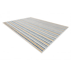 Dywan SZNURKOWY SIZAL COOPER Pasy, Etno 22237 ecru / granat 140x190cm