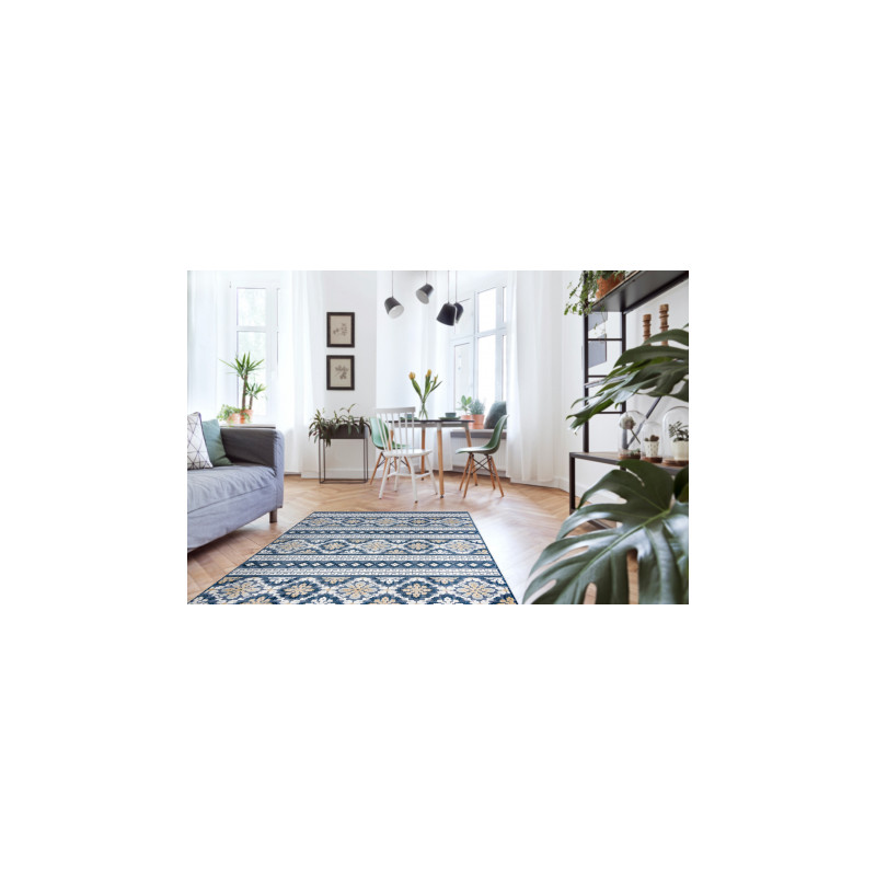Dywan Strukturalny BOTANIC 65252 Boho płasko tkany, na balkon, taras - granat 157x220cm Dywan Strukturalny BOTANIC 65252 Boho płasko tkany, na balkon, taras - granat 157x220cm