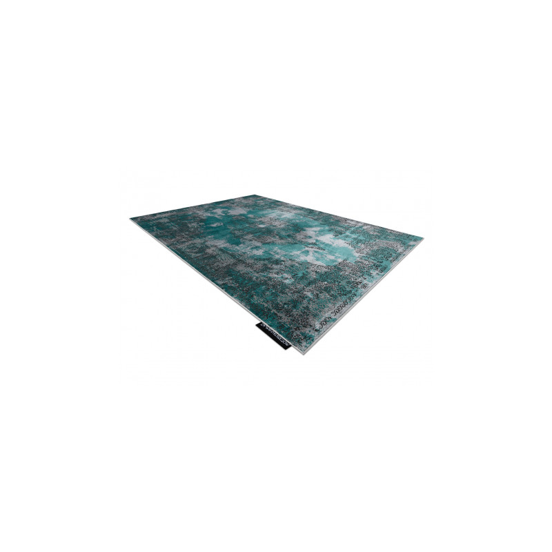 Dywan DE LUXE nowoczesny 6754 Abstrakcja - Strukturalny zielony / szary 240x330cm Dywan DE LUXE nowoczesny 6754 Abstrakcja - Strukturalny zielony / szary 240x330cm