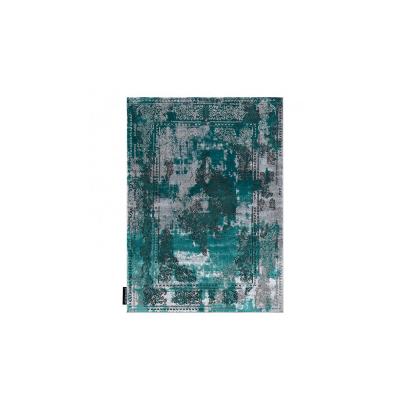 Dywan DE LUXE nowoczesny 6827 Abstrakcja, vintage - Strukturalny zielony / szary 120x170cm Dywan DE LUXE nowoczesny 6827 Abstrakcja, vintage - Strukturalny zielony / szary 120x170cm