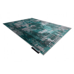 Dywan DE LUXE nowoczesny 6827 Abstrakcja, vintage - Strukturalny zielony / szary 120x170cm Dywan DE LUXE nowoczesny 6827 Abstrakcja, vintage - Strukturalny zielony / szary 120x170cm